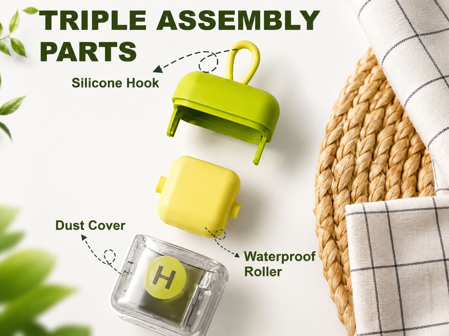 Mini Reusable Lint Roller for Clothes & Sofa | Portable Pet Hair Remover | Washable Dust & Crumbs Cleaner for Home, Car & Office