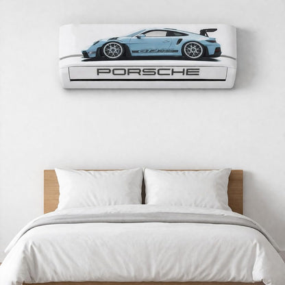 High Quality Porsche GT3 RS Car Sticker for AC, Porsche Split Ac Stickers, Air Conditioner Sticker, car Stickers Fit for All Models Self Adhesive Sticker