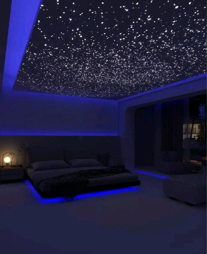 Interior Atmosphere LED Lamp Ambient USB Star Light Auto Roof Projector