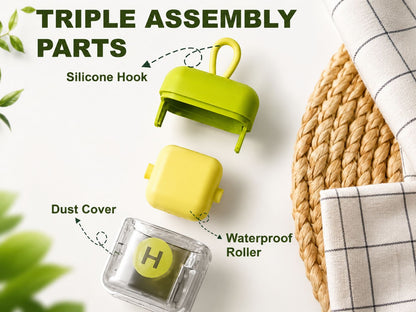 Mini Reusable Lint Roller for Clothes & Sofa | Portable Pet Hair Remover | Washable Dust & Crumbs Cleaner for Home, Car & Office