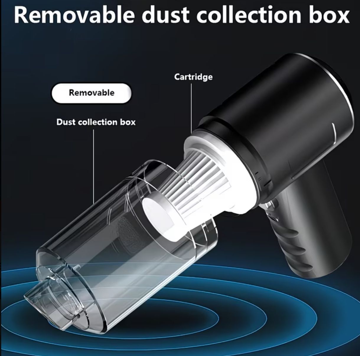 3 in 1 Mopping Vacuum Blower with Mini Dust Buster USB Portable Vacuum Cleaner Dry and Wet